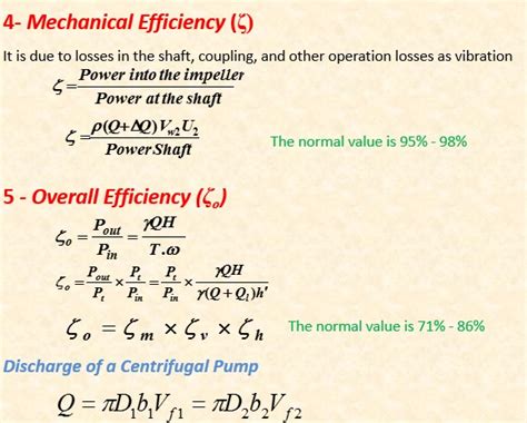 losses in centrifugal pump|centrifugal pump efficiency calculation.